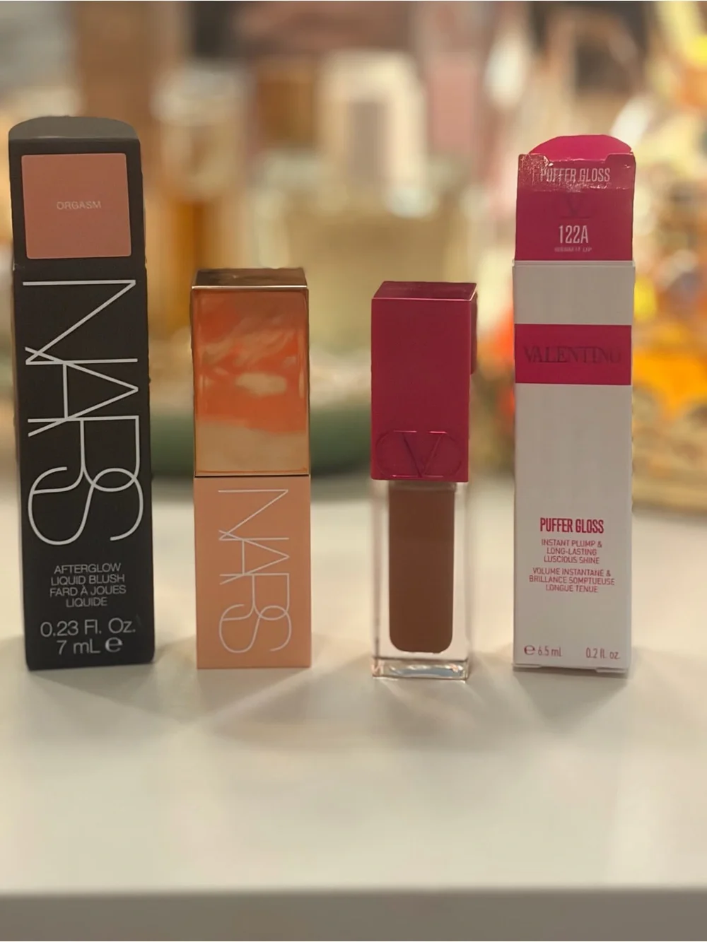NARS Afterglow Liquid Blush Valentino Puffer Gloss